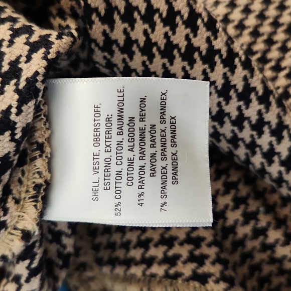 Anthropologie Cartonnier Houndstooth Pant - Picture 6 of 6